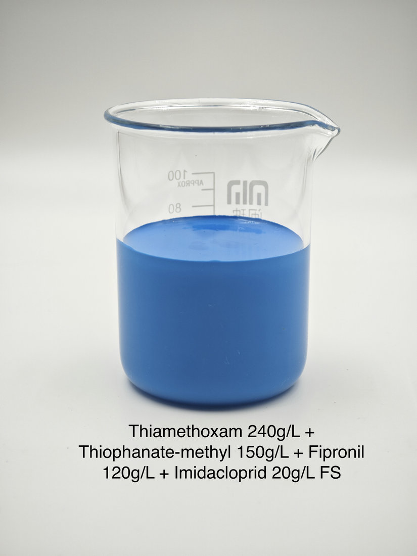 Thiamethoxam 240g/L + Thiophanate-methyl 150g/L + Fipronil 120g/L + Imidacloprid 20g/L FS